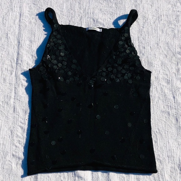 CHAIKEN**Beautiful Leather Emb. Top**Med. $445 - Picture 4 of 7